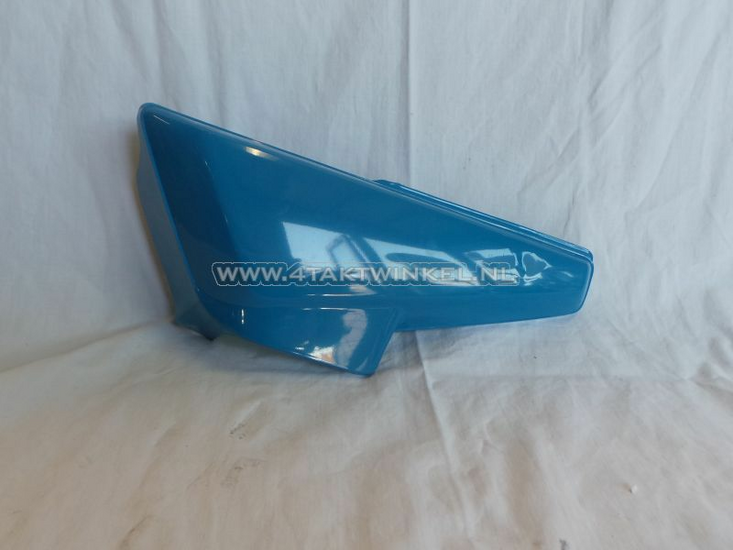 Side cover CB50J blue, left, original Honda