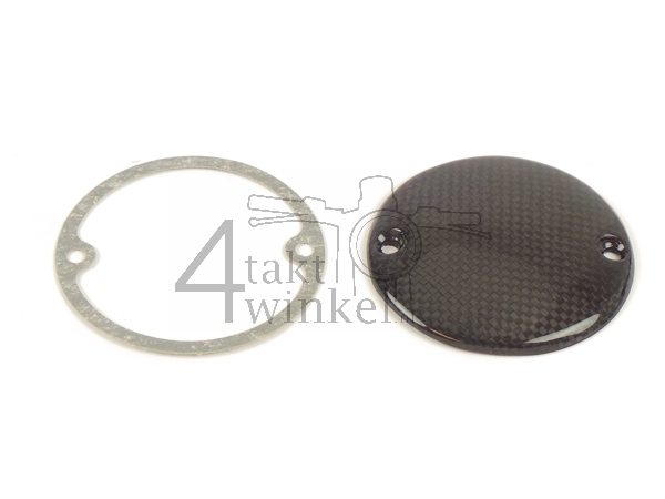 Clutch adjusting cover carbon