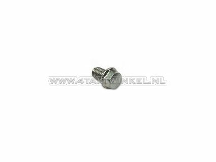 Bolt Hexagon, m6 x 10, key 8, original Honda