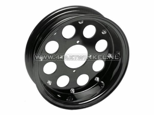 Rim Monkey 8&quot; aluminum, 8 holes, 3.50, black