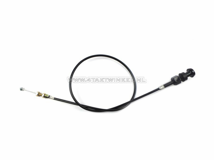 Choke cable, 70cm, with knob, fits Chaly