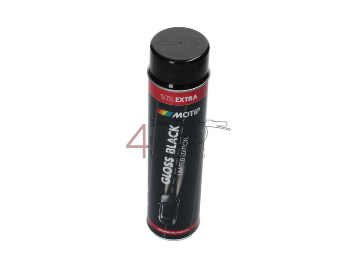 Paint Motip black high gloss, 600 ml