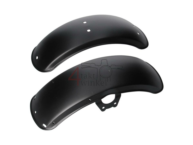 Mudguard set, Dax NT replica ab23 black, rolled edge