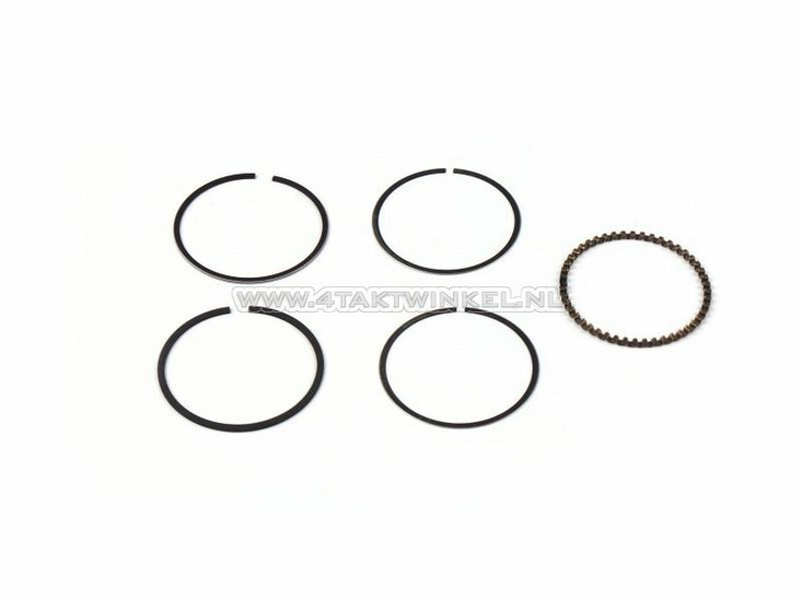 Piston rings 50cc GK4, 39.50 2nd oversize, original Honda