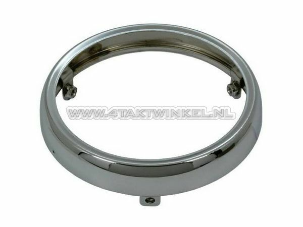 Headlight rim Dax 3-bolt Skyteam, Zhenhua, chrome