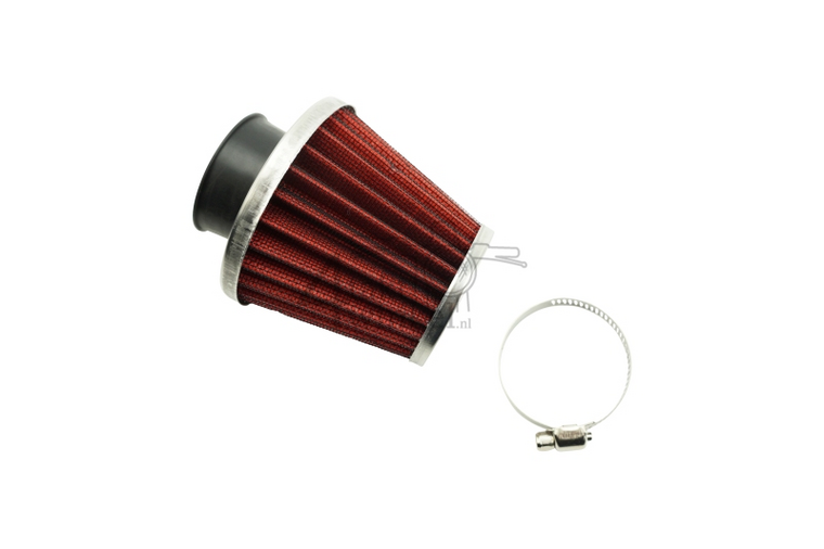 Power filter 35 mm, straight, red