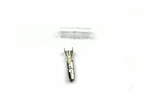 Connector Japanese bullet, 3,5mm, man + sleeve, per 10 pieces