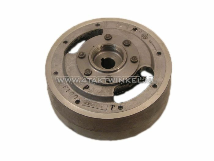 Flywheel, breaker points, Hitachi, advance, original Honda