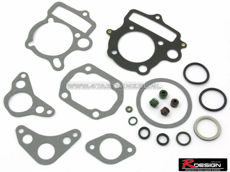 Gasket set A, head &amp; cylinder, C50, SS50, Dax, 56mm, R-design