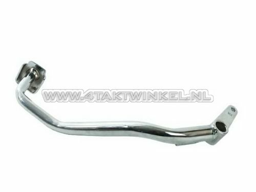 Brake pedal, chrome, fits replica Dax