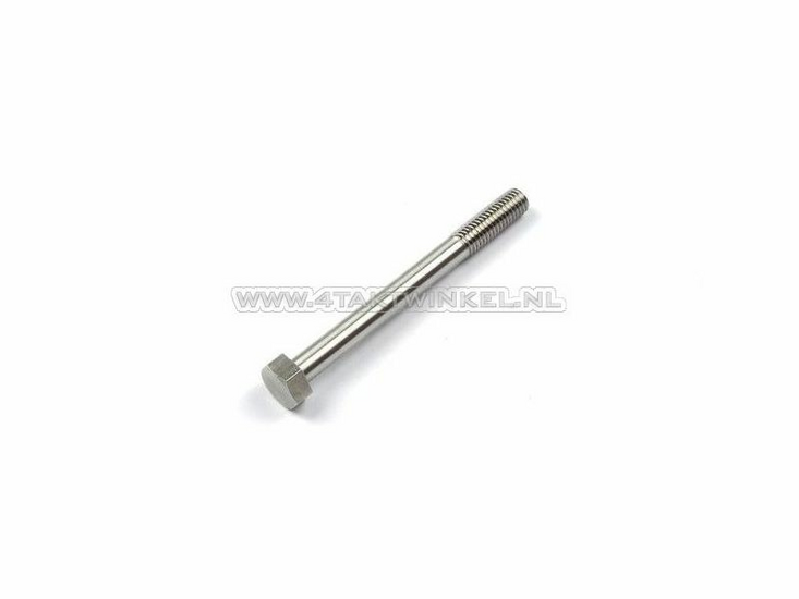 Bolt Hexagon, m8 x 80, key 12, original Honda, stainless steel