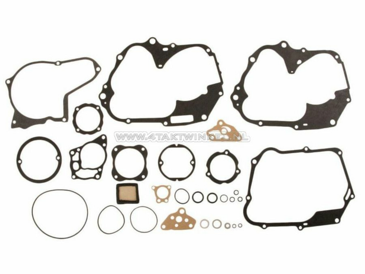 Gasket set B, engine base, R-design, 30-piece, fits SS50, C50, Dax