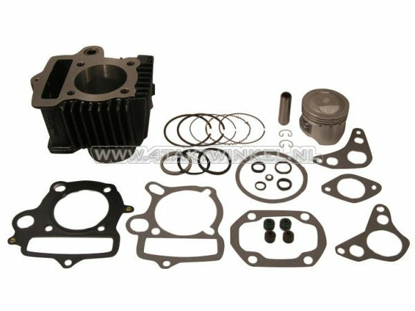 Cylinder kit, with piston &amp; gasket 85cc, OT50 head, 49cc inscription