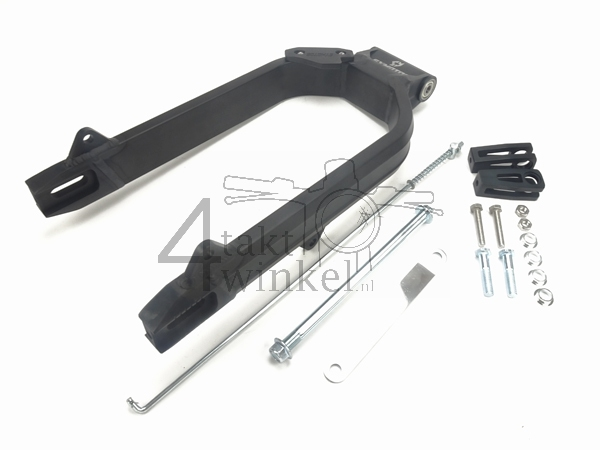 Swingarm Dax aluminum, type 3, length: +10cm, black