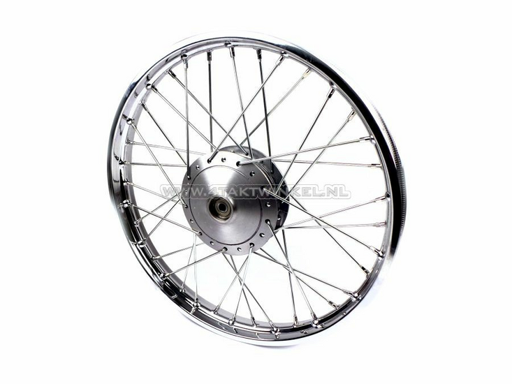 Wheel complete, front wheel, 17&quot;, OT, fits C50, CD50, SS50