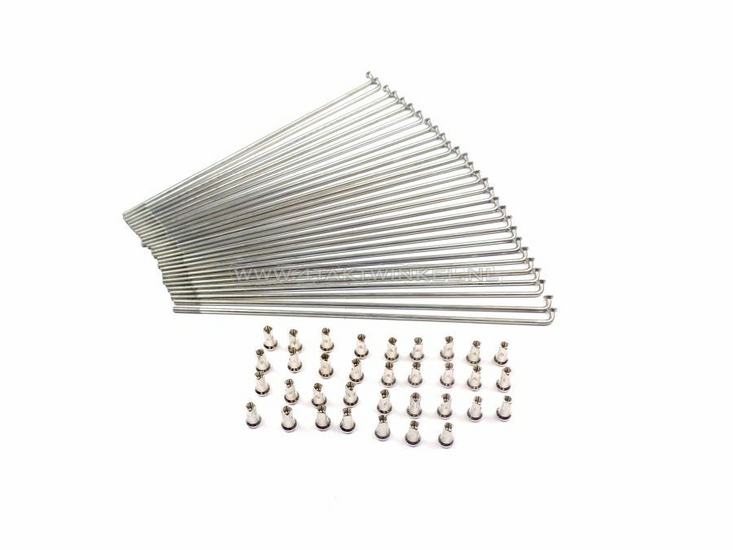 Spokes set, C310, C320 19&quot; galvanized