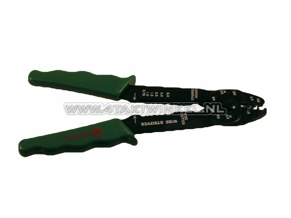 Connector terminal pliers, especially for Japanese terminals, e.g. bullet