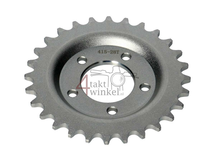 Rear sprocket Novio, PC50, 5 holes, 28