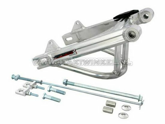 Swingarm Monkey aluminum, Kepspeed, length: + 4cm, with brace