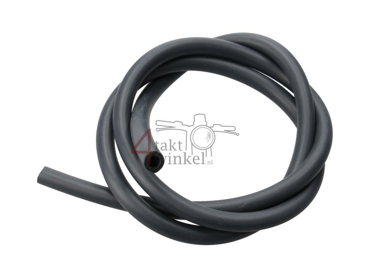 Fuel hose, 5mm - 8mm, black, per meter