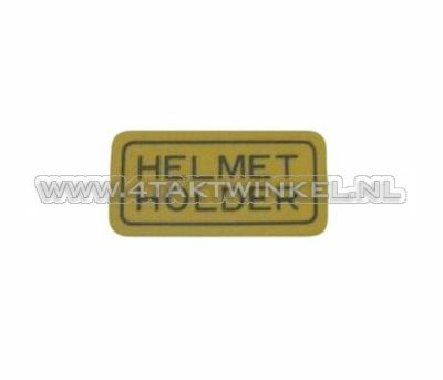 Sticker helmet holder, original Honda