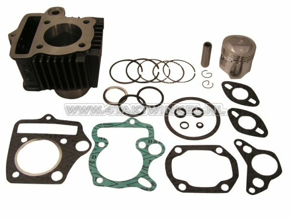 Cylinder kit, with piston &amp; gasket 70cc, OT50 head 72cc op. steel