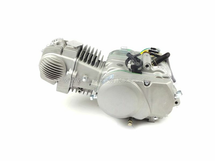 Engine, 140cc, manual clutch, YX, 4-speed, silver