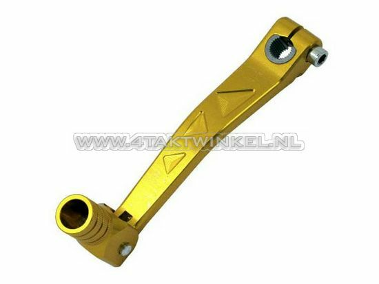 Gear pedal, CNC gold