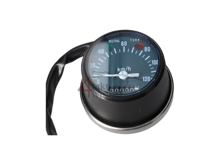 Speedometer, including sockets, fits SS50, CD50, blue background