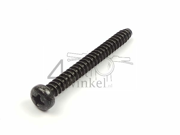 Bolt crosshead m4 x 40, coarse thread, black, original Honda