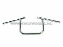 Handlebar universal, chrome, U with bars