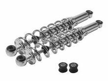 Shock absorber set 330mm coarse spiral, chrome