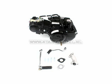 Engine, 70cc, manual clutch, Lifan, 4-speed, black