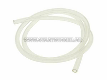 Fuel hose, 4mm - 7mm, transparent, per meter