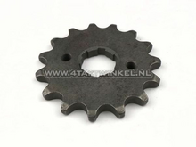 Front sprocket, 428 chain, 20mm shaft, 15