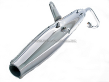 Exhaust standard, Dax chrome, original Honda