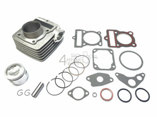 Cylinder kit, with piston &amp; gasket, 70cc, Mash, Orion, Zhenhua, silver