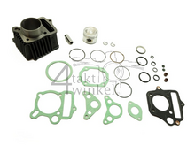 Cylinder kit, with piston &amp; gasket 70cc, GK4 50 head 49cc imprint, steel