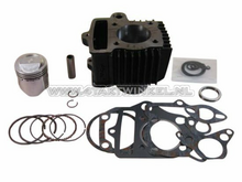 Cylinder kit, with piston &amp; gasket 70cc, OT50 head 49cc op. steel