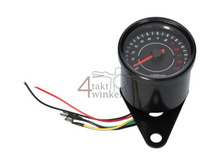 Tachometer universal, electronic, black