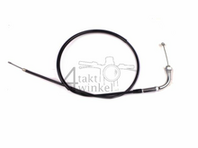 Throttle cable, CB50, CY50, XL50, 83cm, chrome bend, original Honda