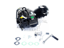 Engine, 140cc, manual clutch, YX, 4-speed, black