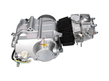 Engine, 107cc, manual clutch, Lifan, 4-speed, silver 2nd chance product