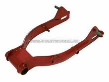 Swingarm, red, length: standard, fits Dax