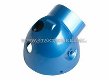 Headlight housing Dax large, aluminum, blue