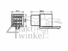 Connector Japanese, housing Connector 9-pin male