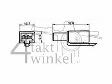 Connector Japanese, housing Connector 2-pin male