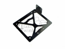 License plate holder, for side mounting, black