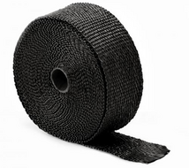 Exhaust heat wrap, 50mm x 5m, black