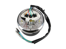 Speedometer, including sockets, fits SS50, CD50, green background